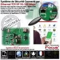 F1 PACK ST-VGT Local TCP-IP Alarme Surveillance Connecté Appartement Système 868MHz Sécurité GSM Meian Ethernet FOCUS