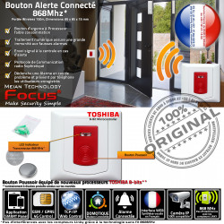 Alerte Connecté GSM Salon Bouton SmartPhone Chambres Puissante Ethernet Détecteur PB-200R Agression Connectée Alarme Avertisseur Centrale