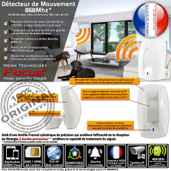 Détecteur Animaux DMT Appartement Meian Immunité Radar Connectée 868MHz Mouvement DM-448R Alarme Détection Maison Centrale FOCUS Volumétrique