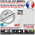 Focus HA-VGT GSM TCP/IP 3G Centrale TCP-IP abonnement Ethernet Alarme SmartPhone HA-V SIM FOCUS sans 868MHz IP2 Sans-Fil Connectée Réseau Meian