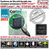 Cave Focus HA-VGT FOCUS Ouverture Sirène Bureaux Logement Magnétique GSM Appartement Alarme Détecteur Mouvement Connecté Surveillance