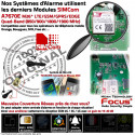 F1 PACK FOCUS HA-VGT 3G sans Appartement Connectée Réseau SIM TCP-IP SmartPhone Sans-Fil Alarme Centrale 868MHz Ethernet abonnement