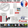 F2 PACK FOCUS HA-VGT 4G abonnement sans Appartement ST-V Centrale Alarme IP Ethernet GSM Connectée SIM TCP-IP 868MHz Réseau SmartPhone