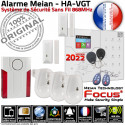 F3 Focus HA-VGT Garage Magnétique Mouvement Logement GSM Sirène Surveillance Connecté Alarme Bureaux Ouverture Appartement Détecteur