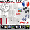 F5 PACK FOCUS HA-VGT 4G SIM Connectée sans abonnement Réseau TCP-IP IP ST-V 868MHz SmartPhone Ethernet Appartement Alarme GSM Centrale