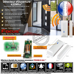 Protection Détecteur Périmétrique FOCUS GSM Fil Système Magnétique IP Réseau Centrale Ethernet 433MHz Alarme Sans TCP Sécurité Ouverture MD-210R Connectée