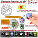 Sans Fil PIR Immunité Animaux Alarme 433MHz 4G Connectée Relais Centrale Compatible MC-7380R Avertissement Détection Mouvements