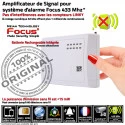433 MHz Booster Radio Meian Alarme portée signal une transmission rapide à Émetteur de pour longue PB-205R et stable
