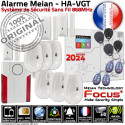 Maison 6 PACK FOCUS ST-VGT Présence Fenêtres Alarme Meian Grange Centrale Télécommande pièces Capteur Infrarouge Protection Portes Connectée Cave