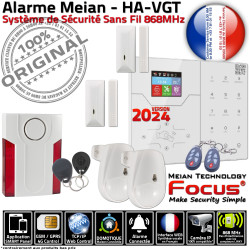 Connecté Sécurité Orion FOCUS 868MHz Maison Système Ethernet Compatible 4G Surveillance PACK Alarme GSM ST-VGT Local Piscine TCP-IP