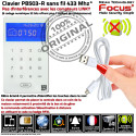 Digicode badge PB503-R Focus IP GSM Sécurité Mezzanine Protection ADSL Système fil 433MHz Clavier 3G Vérandas Connecté Tactile 4G sans FOCUS Loggia