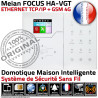 Focus ST-VGT TCP-IP GSM 2G/4G Surveillance FOCUS 4G Restaurant Commercial Téléphonique 868MHz Connecté Logement RJ45 Local Transmetteur ORIGINAL Alarme