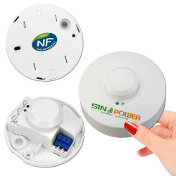 Hyper Électrique Interrupteur Détecteur Micro-Ondes LED de SINOPower Automatique Radar HF Relais Mouvements Capteur Ampoule 360° Fréquence