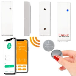 Sécurité Effraction Sans Appartement Vitres SmartPhone Ethernet MD-2018 Fil MD-2018R Protection Maison Sonde Domotique Connecté Système R Capteur