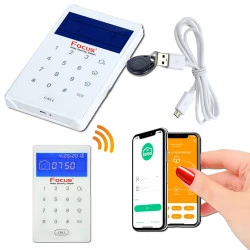 Alarme Connectée Sans IP Système Fil Relais RFID Lecteur Accès 868MHz Roulant PB503-R Centrale Ethernet Détection Volet Badge Clavier