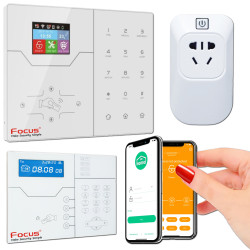 contre PL-508R 433 Prise économies Connectée Appareils IP les GSM optimale Protection Alarme Maison électricité brouillage MHz électriques Centrale