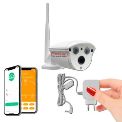 d-Extérieur Apparemment Vision IP Surveiller Wi-Fi RJ45 Nuit Protection Système Enregistrement Caméra Alarme Sécurité HA-8403