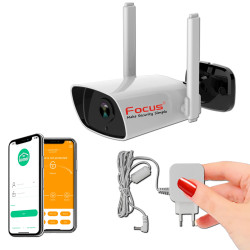 Meian Wi-Fi Vision Ethernet Nocturne Intérieure Alarme Surveillance microSD IP Maison Caméra HA-8405 avec RJ45 Protection Enregistrement